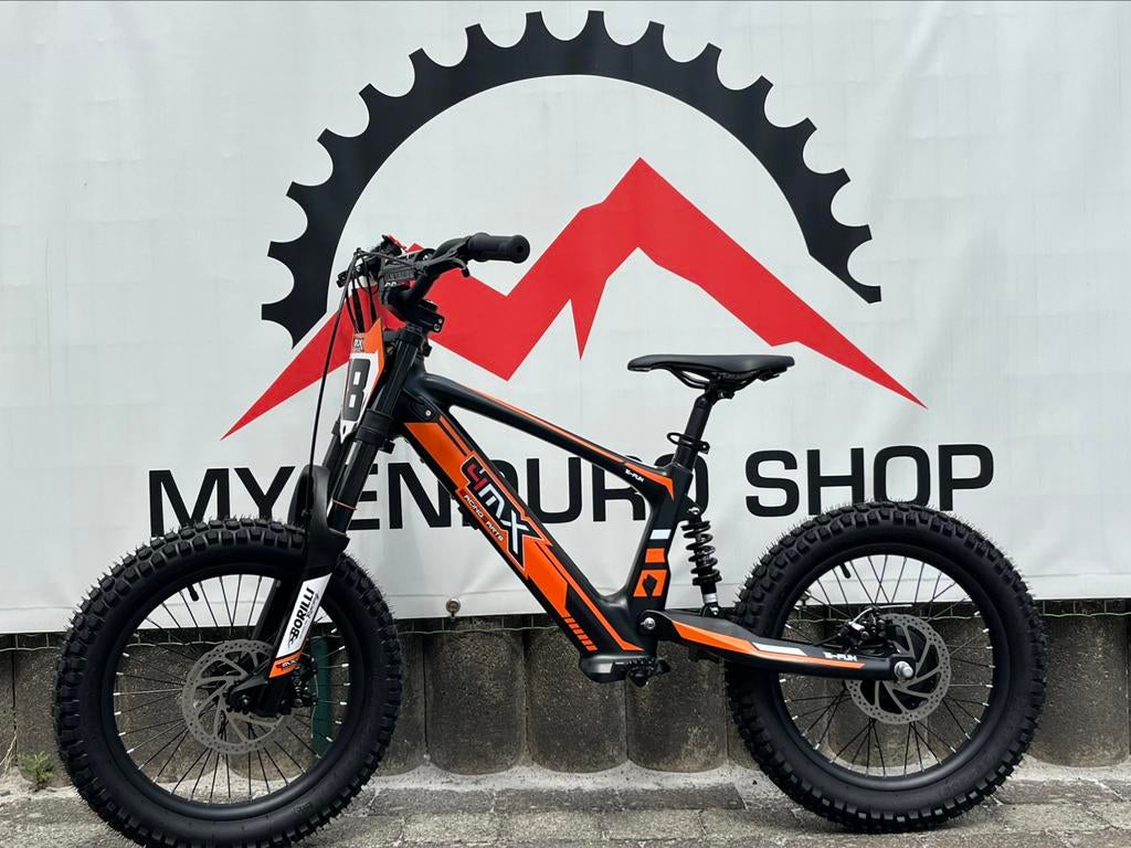 Elektrische motorfiets 4mx 18inch 7-12 jaar MX BMX, Fietsen en Brommers, Fietsen | Crossfietsen en BMX, Nieuw, 16 tot 20 inch