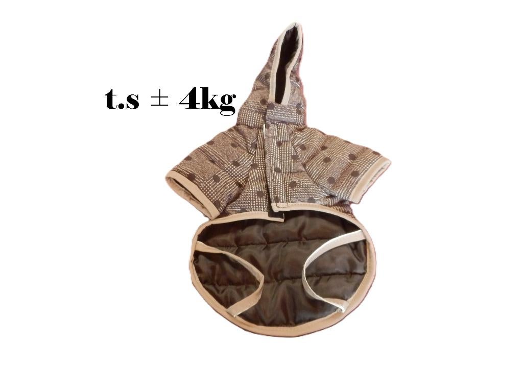 (8)- manteau petit chien t.S gris noir - neuf - ferplast -, Animaux & Accessoires, Enlèvement ou Envoi, Neuf, Manteau pour chien