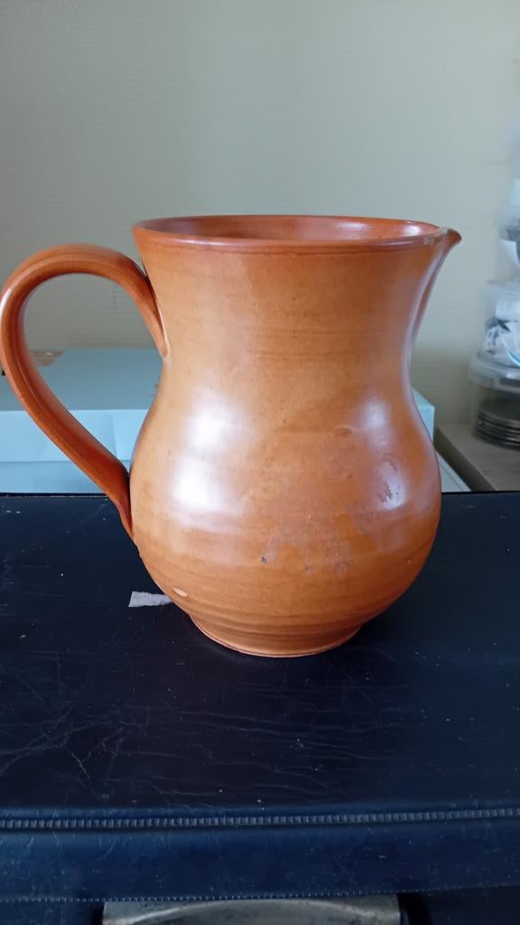 Mooie kruik 16cm H 13B, Ophalen of Verzenden, Zo goed als nieuw