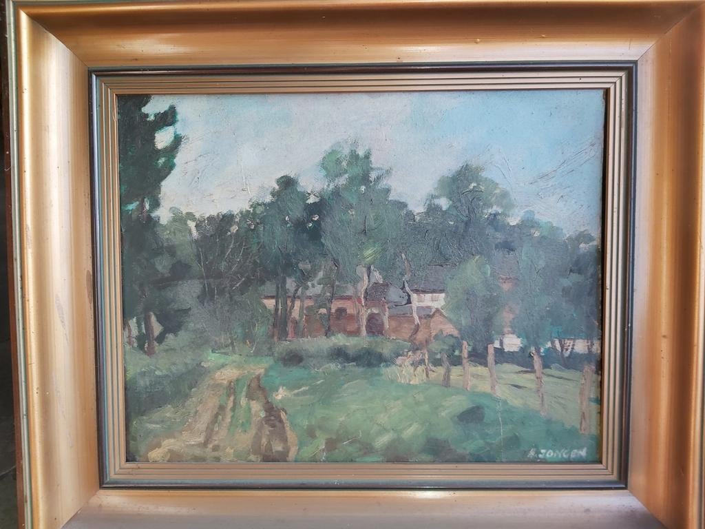 Schilderij - signatuur A Jongen, Ophalen of Verzenden