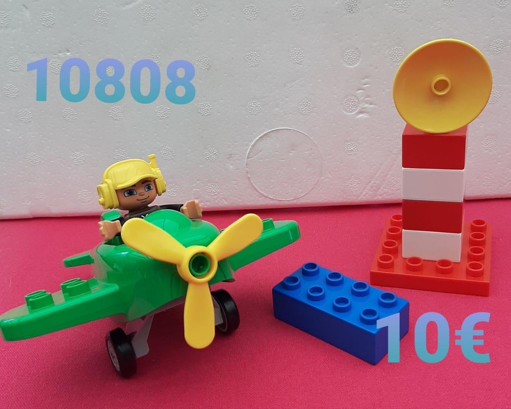 Lego duplo: Vliegtuig nr 10808, Ophalen of Verzenden, Zo goed als nieuw, Duplo