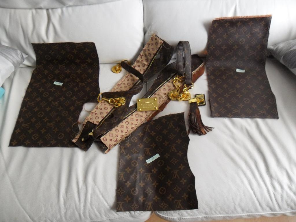 Pour pièces ce qu'il reste d'un ancien sac Louis Vuitton, Enlèvement ou Envoi, Utilisé, Sac à main