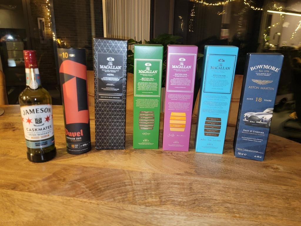 Whiskey's, Verzamelen, Ophalen of Verzenden, Zo goed als nieuw