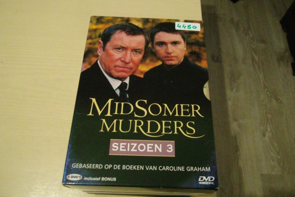 midsomer murders 4 dvd's box, Ophalen of Verzenden