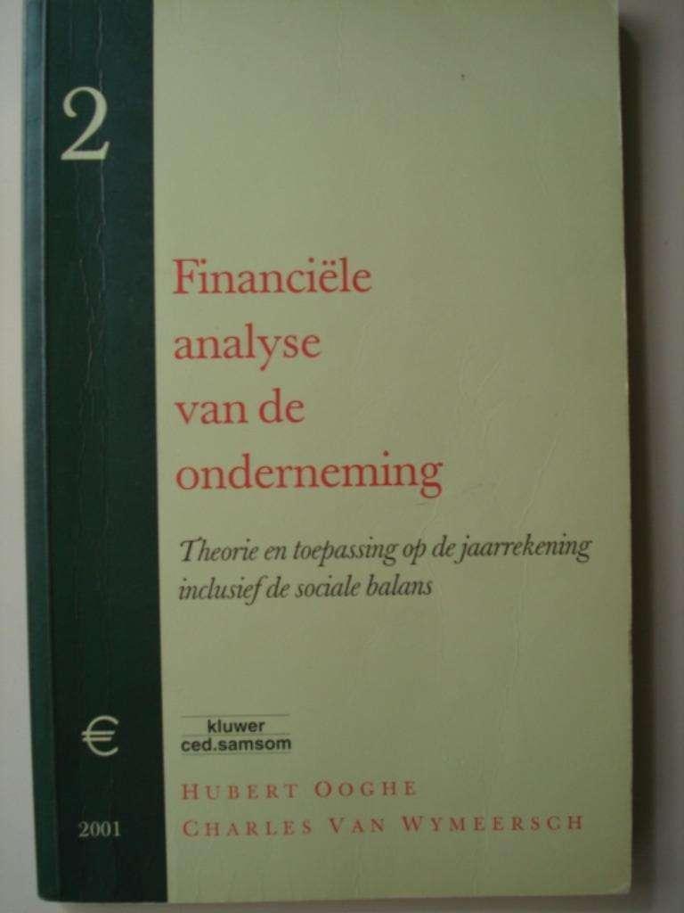 13. Financiële analyse van de onderneming Jaarrekening socic, Boeken, Gelezen, Verzenden, Hubert Ooghe Charles Van Wymeersch, Accountancy en Administratie