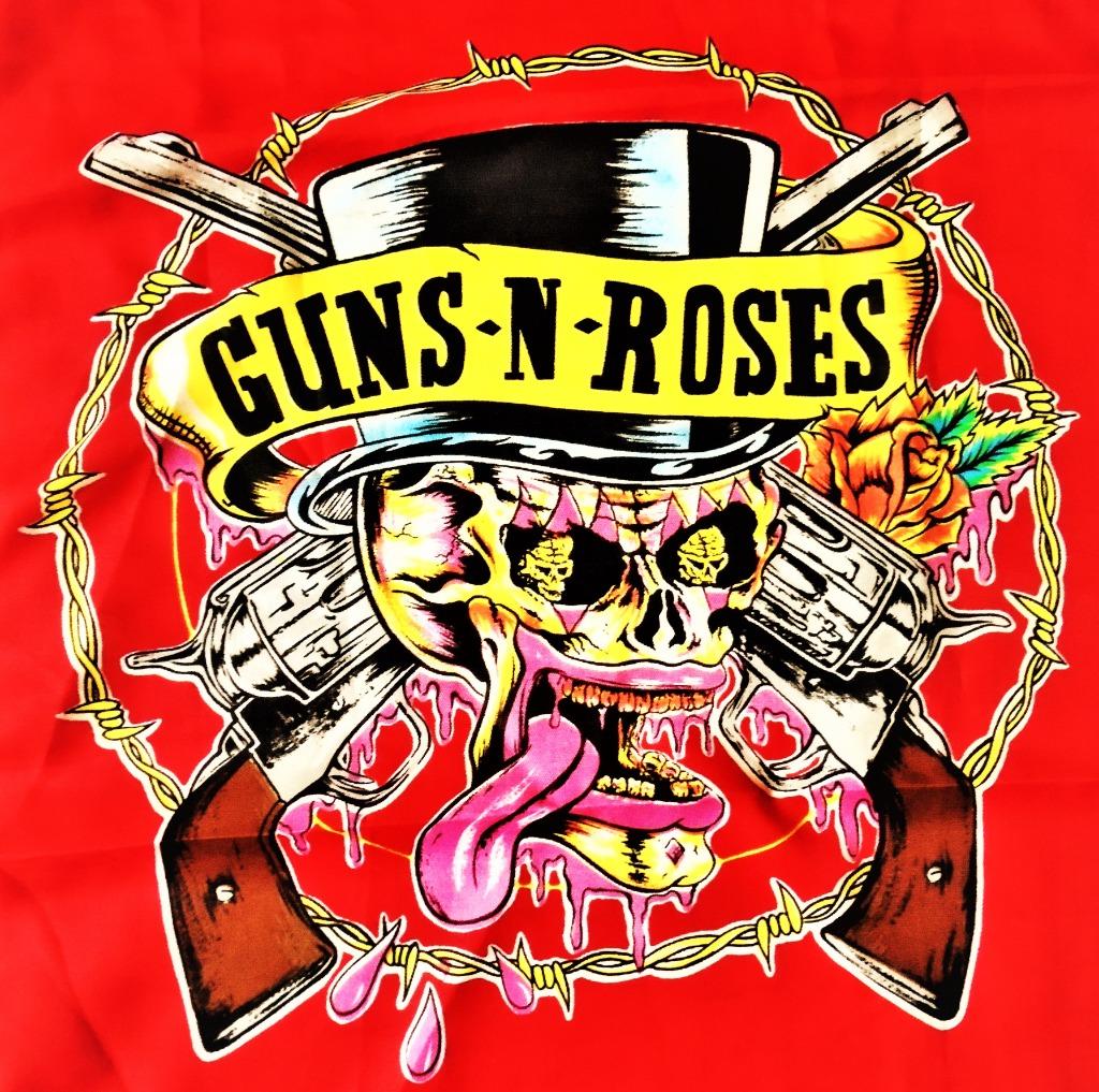 Guns 'N Roses - Drapeau avec le portrait d'Axl Rose - 1980's, Enlèvement ou Envoi, Comme neuf, Rock