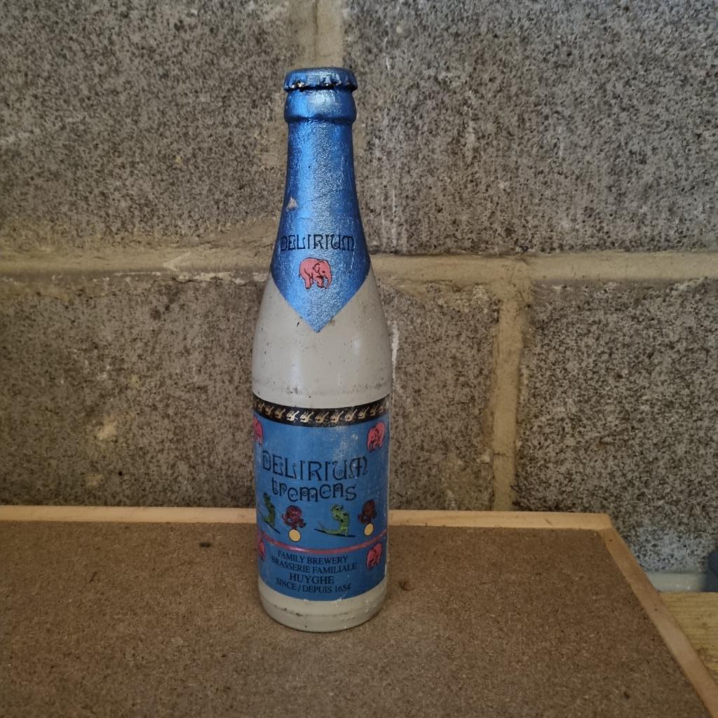 Bouteille de bière Delirium tremens (modèle 1), Enlèvement ou Envoi, Utilisé, Bouteille(s), Autres marques