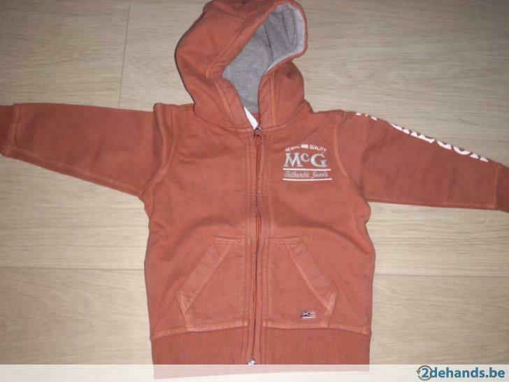 rood McGregor vestje met kap maat 86 in heel goede staat, Ophalen of Verzenden, Gebruikt, Jongen of Meisje