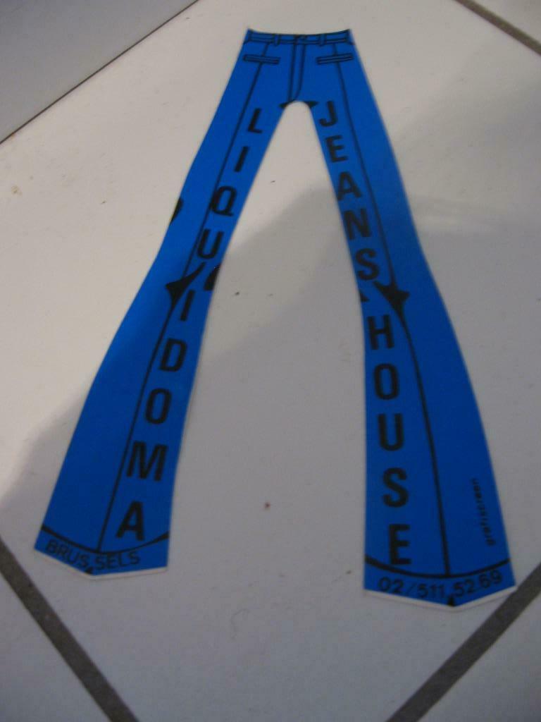 Sticker Jeans House, Enlèvement ou Envoi, Neuf, Magasin ou Supermarché