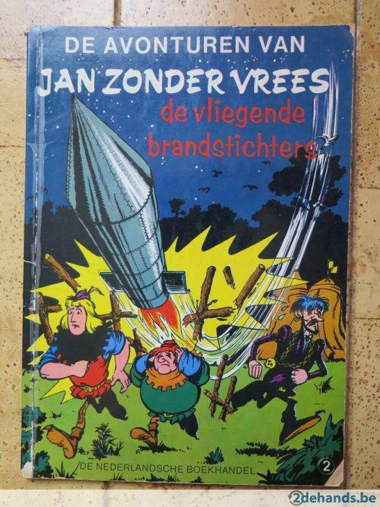 Strip : Jan-zonder-Vrees : De vliegende brandstichters, Ophalen of Verzenden, Gelezen