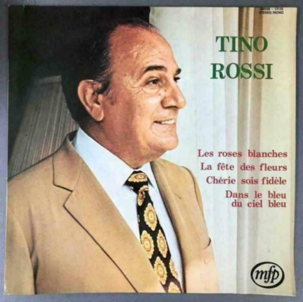 Vinyle de Tino Rossi : Les roses blanches -, Cd's en Dvd's, Vinyl | Overige Vinyl, Ophalen of Verzenden, Gebruikt