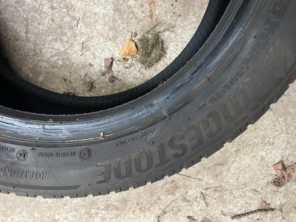 Pneus Neige en 205/55/17 95V Bridgestone, Ophalen, Gebruikt, 17 inch, Band(en)