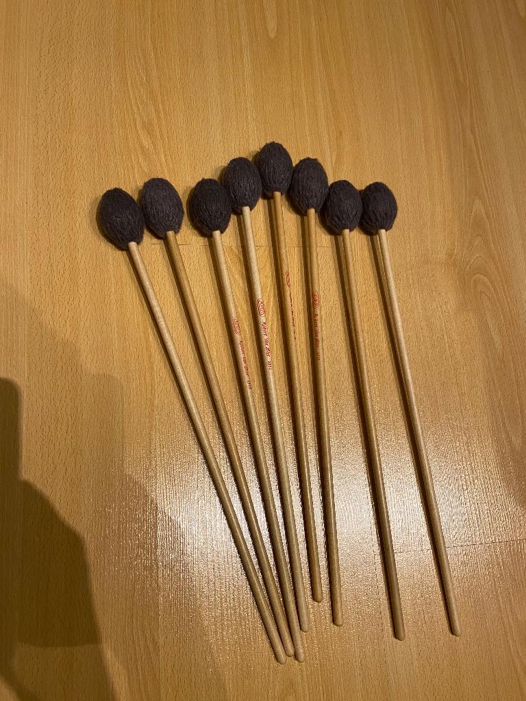 Adams set marimba stokken, Musique & Instruments, Percussions, Comme neuf, Percussion mélodique, Enlèvement ou Envoi
