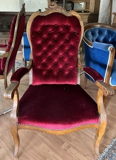 antieke Victoriaanse fauteuil in prima staat, Antiquités & Art, Antiquités | Meubles | Chaises & Canapés, Enlèvement