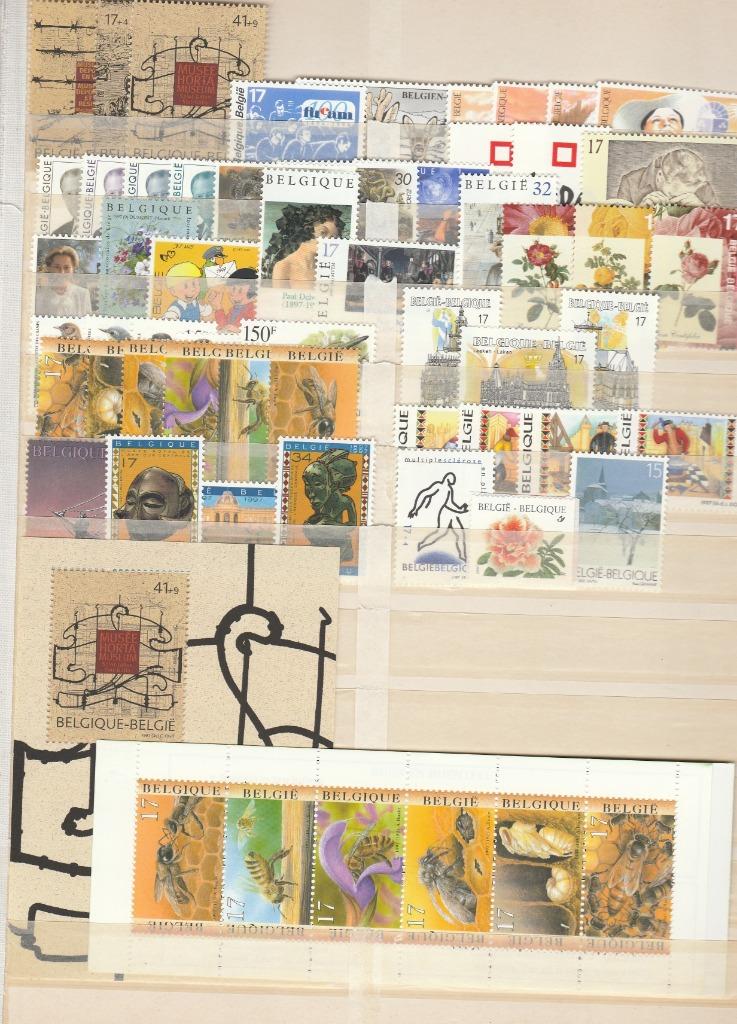Postzegels : België 1997 . Postzegels ., Ophalen, Orginele gom, Zonder stempel, Postfris