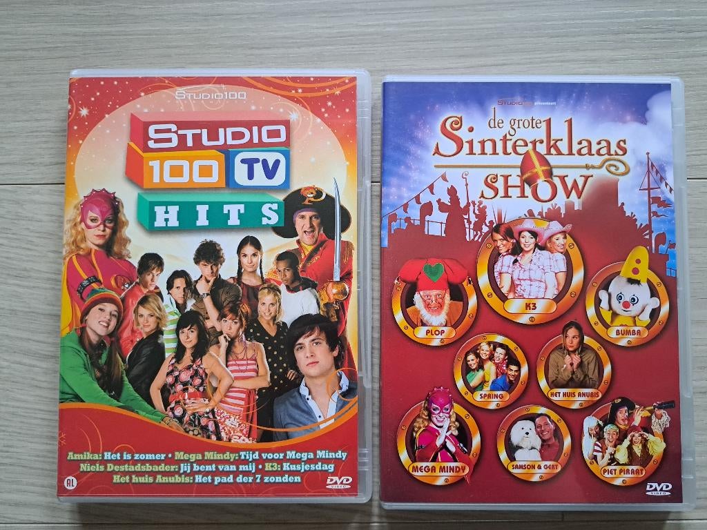 DVD's Studio 100 TV Hits + De grote Sinterklaas Show, Cd's en Dvd's, Alle leeftijden, Ophalen, Gebruikt