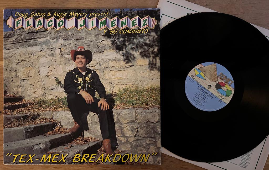 FLACO JIMENEZ - Tex-Mex breakdown ( LP; NMINT ), Envoi, Comme neuf, 12 pouces, Autres genres