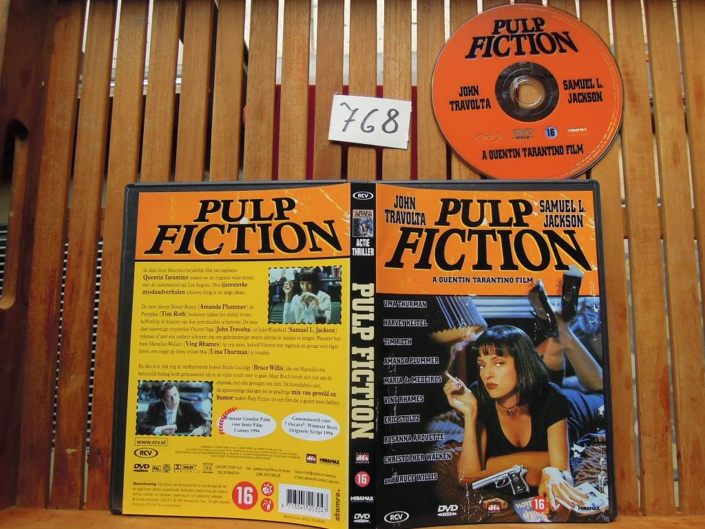 DVD film Pulp fiction John Travolta vanaf 16j  actie triller, Vanaf 16 jaar, Ophalen of Verzenden, Zo goed als nieuw, Actiethriller