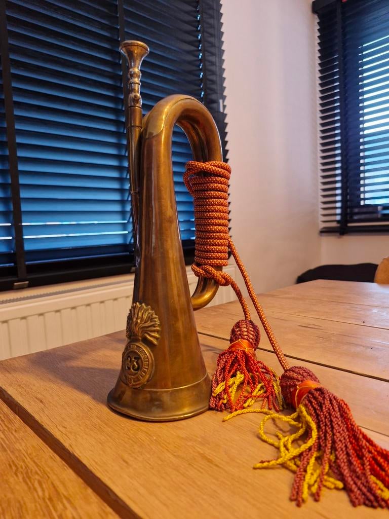 Koperen klaroen WOII, Ophalen