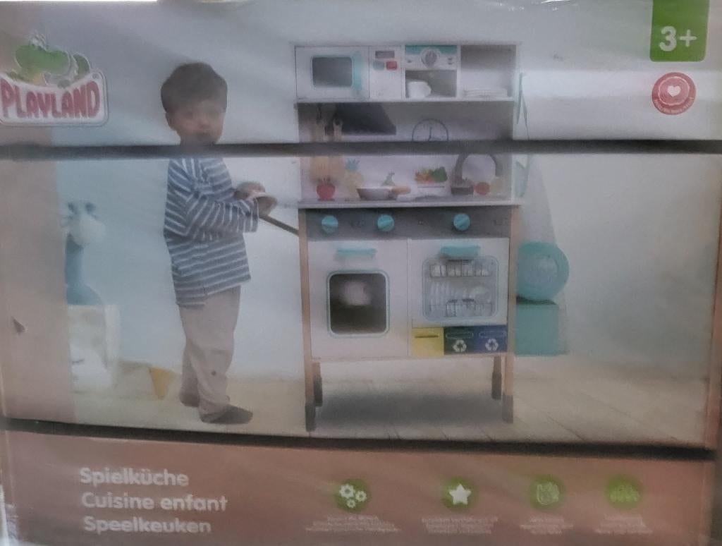 Nieuw houten keukentje, Kinderen en Baby's, Speelgoed | Houten speelgoed, Ophalen