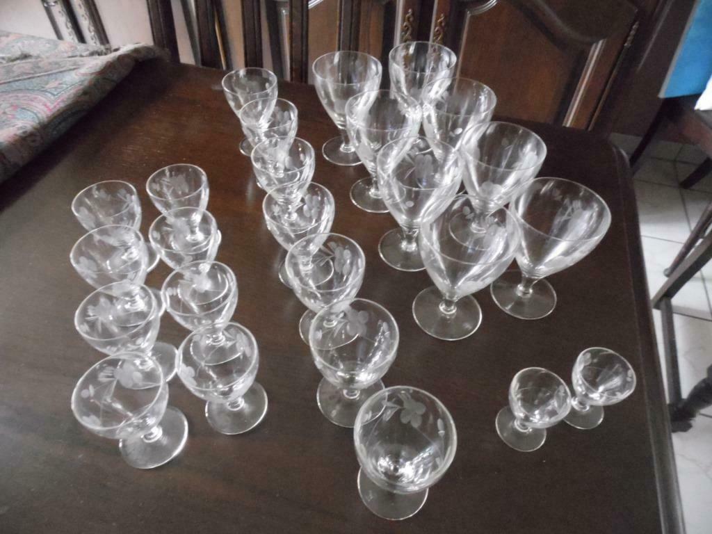 Kristalen glazen, Antiek en Kunst, Ophalen