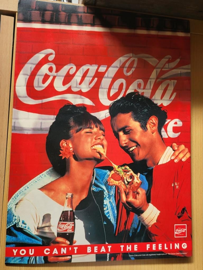 Coca Cola publiciteitsbord, Verzamelen, Ophalen of Verzenden, Zo goed als nieuw