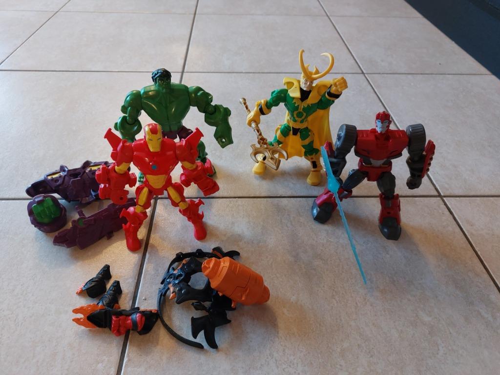 Figurines Super Héros Marvel interchangeables, Enfants & Bébés, Enlèvement ou Envoi, Utilisé