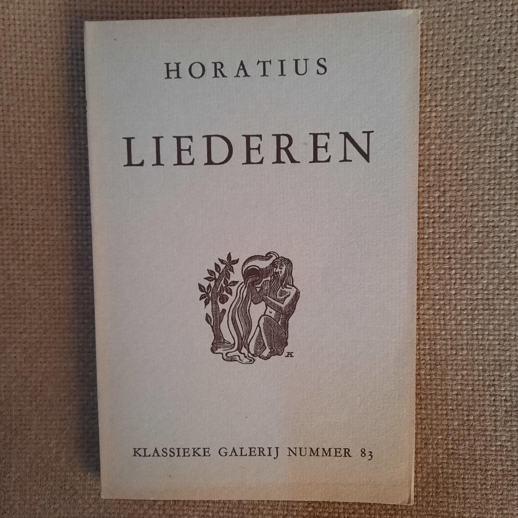 LIEDEREN - HORATIUS 1952, Boeken, Ophalen of Verzenden