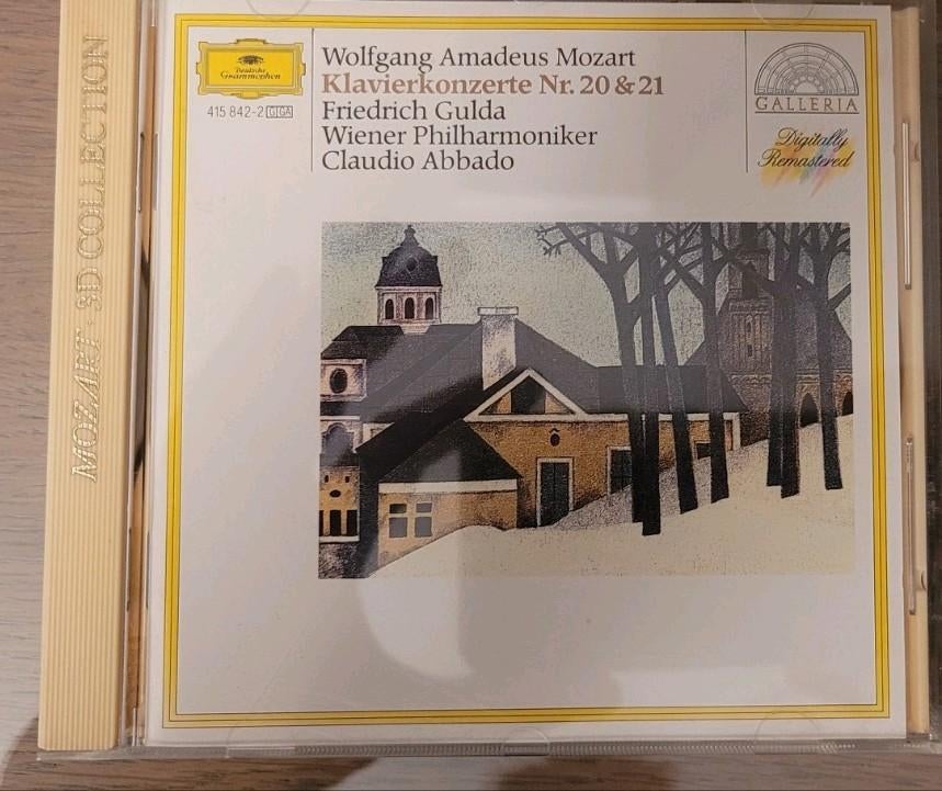 Mozart Klavierkonzerte nr 20 en 21 Friedrich Gulda Wiener, Ophalen of Verzenden, Zo goed als nieuw