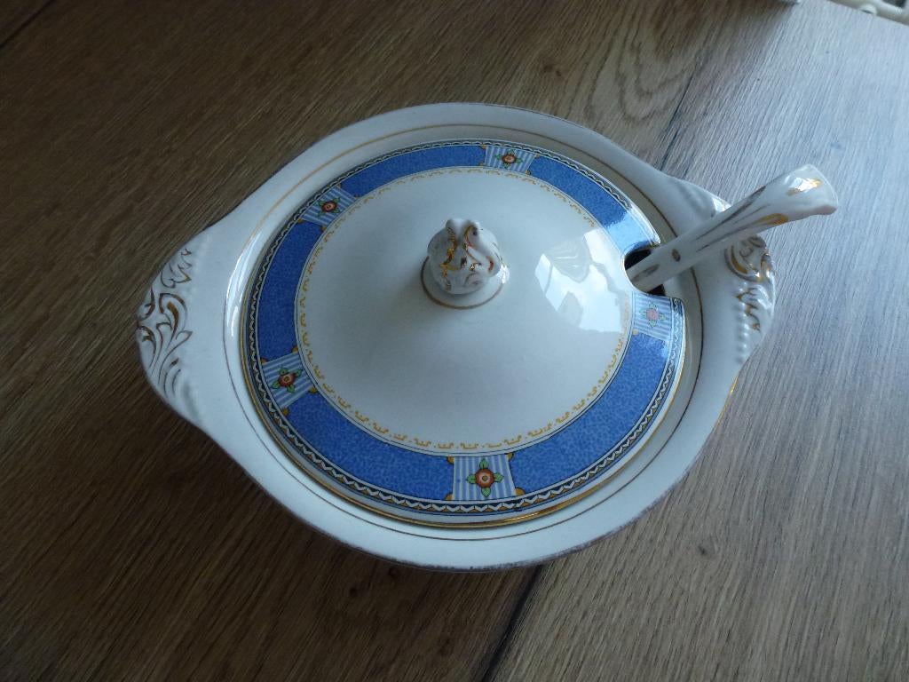 Ancienne SAUCIERE Soho Pottery Cobridge England, Antiquités & Art, Enlèvement ou Envoi