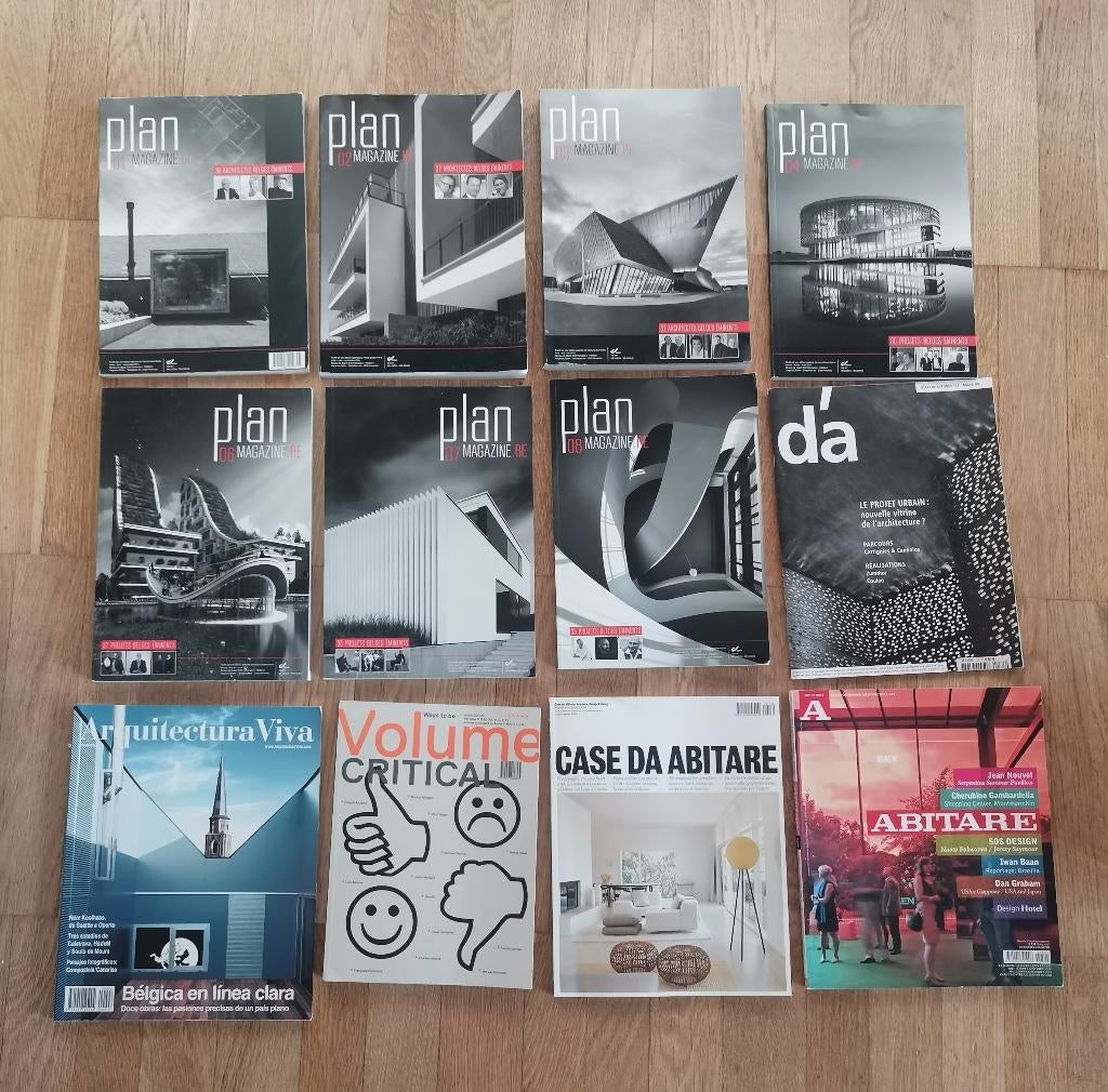 lot de magazines d'architecture, Enlèvement, 1980 à nos jours, Journal ou Magazine