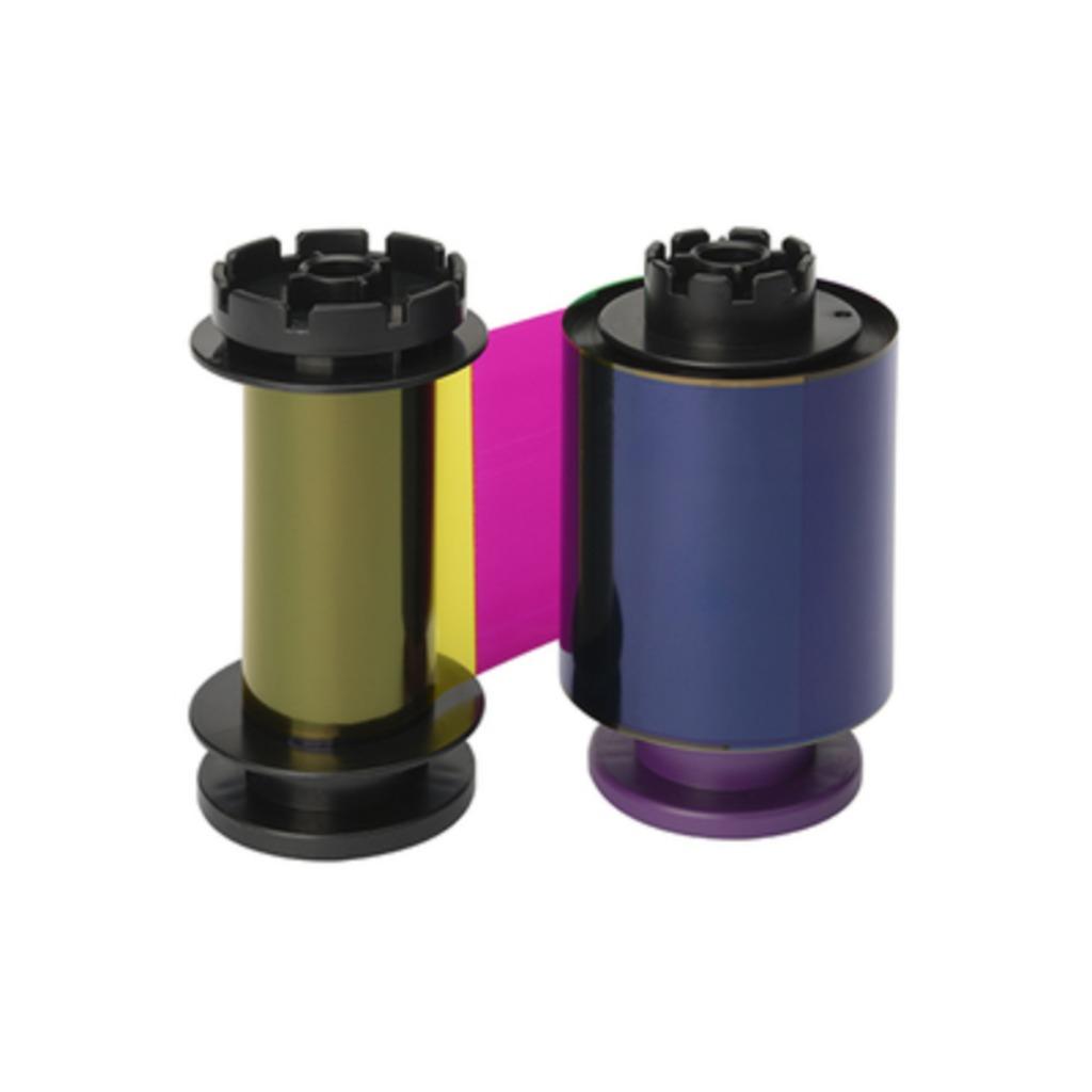 Evolis Color ribbon (YMCK) Printerlint - Zwart,Cyaan,Magenta, Computers en Software, Printerbenodigdheden, Nieuw, Printertape