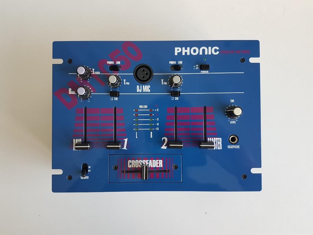 Mixeur Phonic DM-1050 DJ Mixer, Musique & Instruments, Enlèvement ou Envoi, Comme neuf, Moins de 5 canaux, Entrée micro