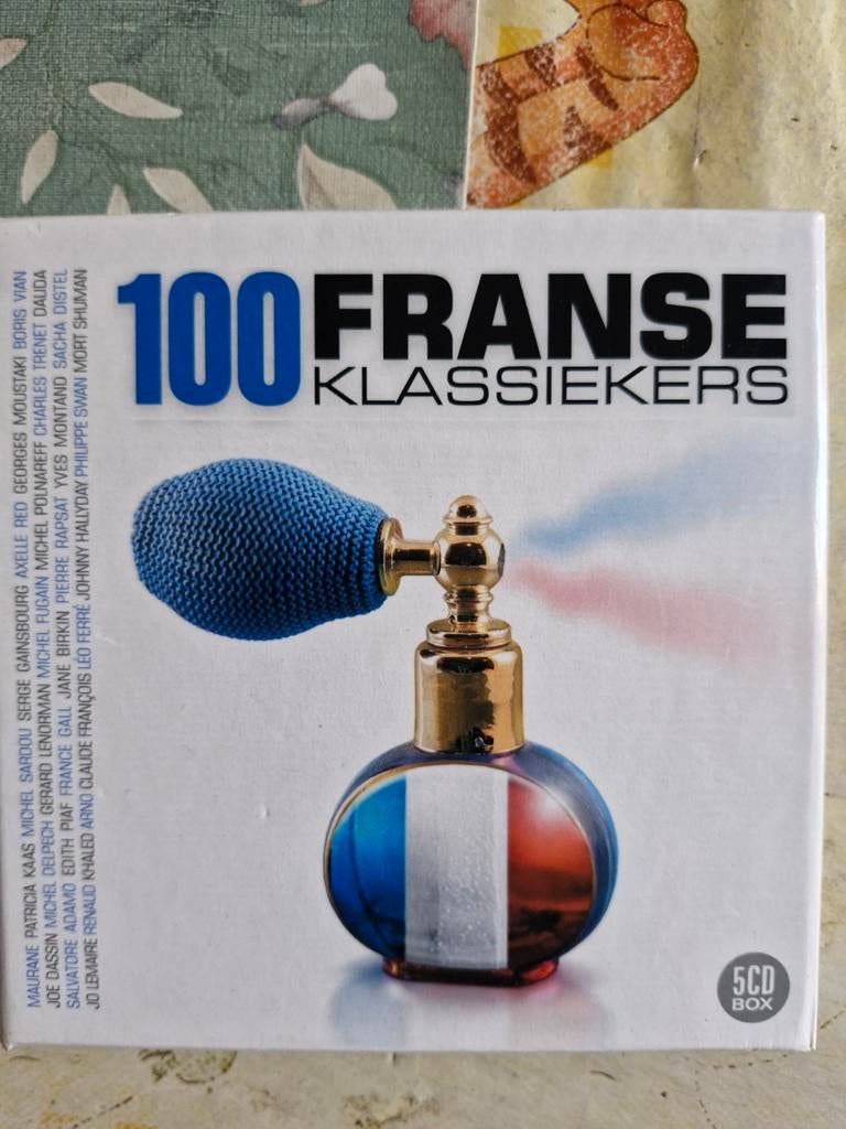 100 franse klassiekers. 5cdbox., Cd's en Dvd's, Ophalen of Verzenden, Zo goed als nieuw, Pop, Boxset