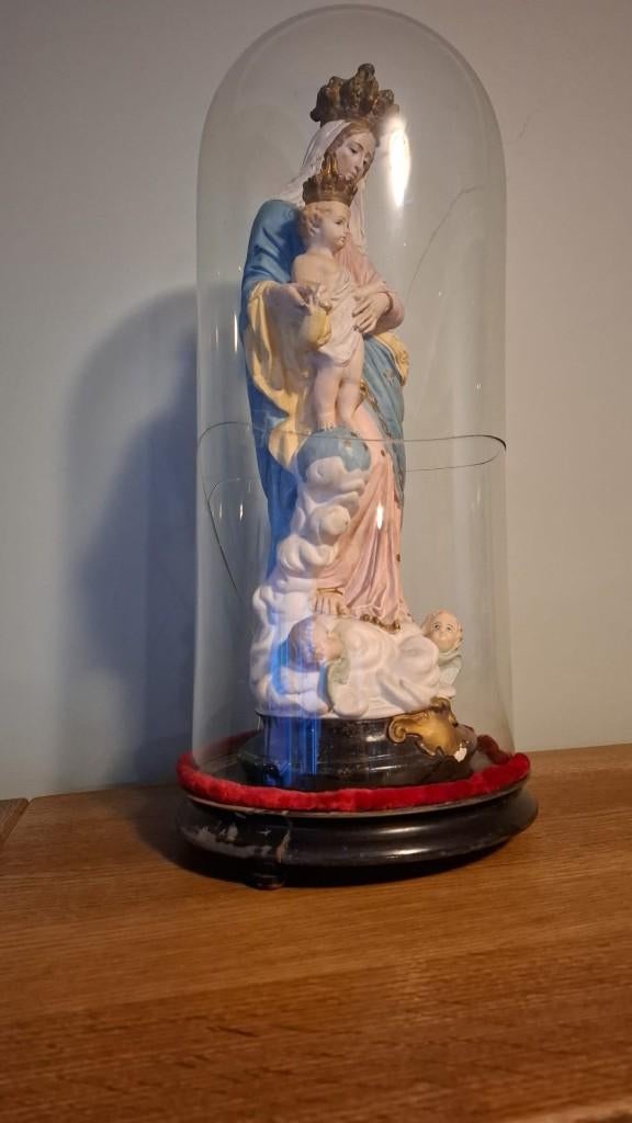 Mariabeeld met kindje Jezus, Ophalen, Gebruikt