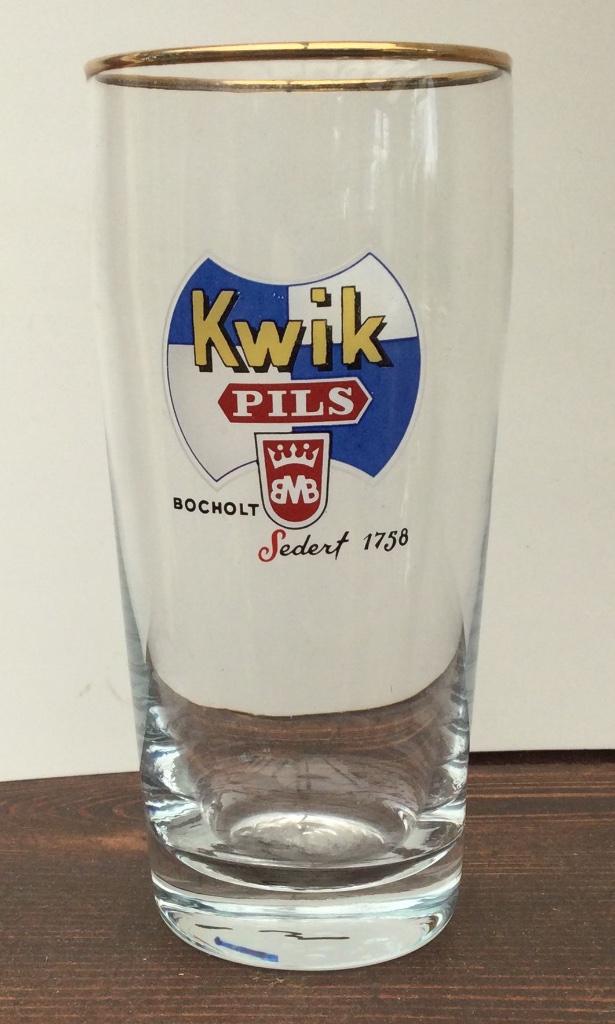 Bier  Kwik pils Martens Bocholt goudboord, Enlèvement ou Envoi, Comme neuf