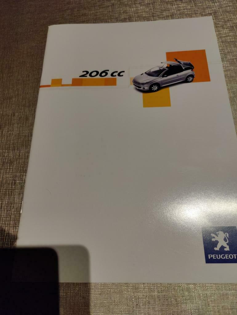 PEUGEOT 206 CC Brochure, Livres, Enlèvement ou Envoi, Neuf, Peugeot
