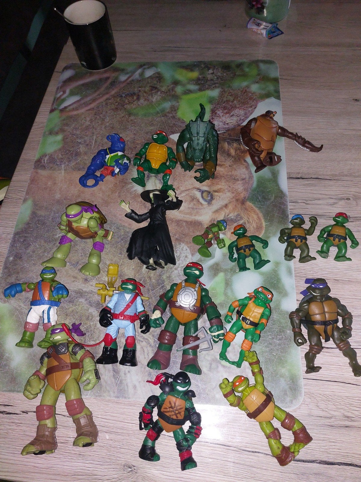 Grote collectie TMNT actiefiguren, Ophalen, Gebruikt