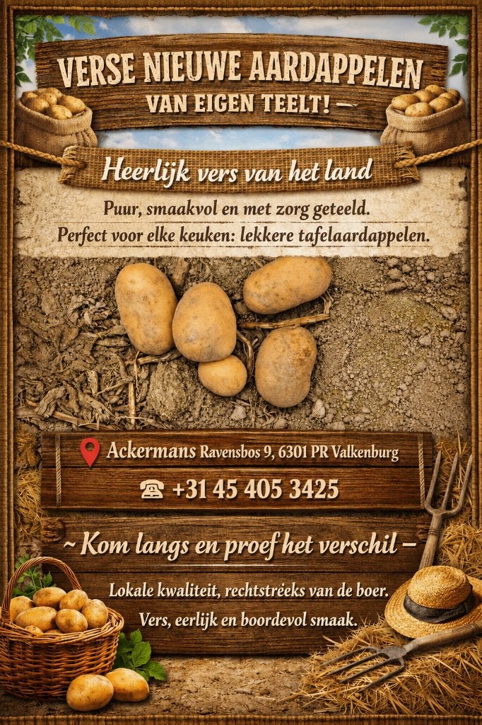 nieuwe aardappelen, Enlèvement