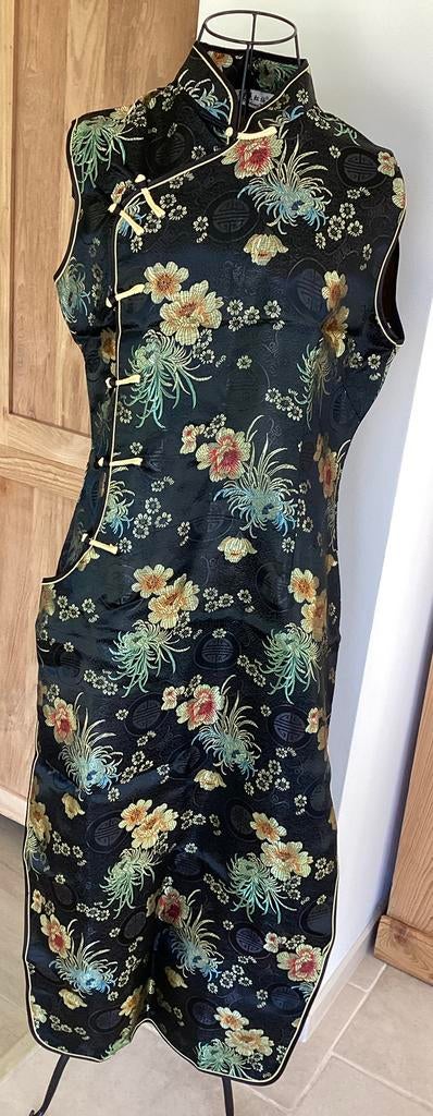 Chinese damesjurk, Kleding | Dames, Ophalen of Verzenden, Zo goed als nieuw, Maat 38/40 (M)