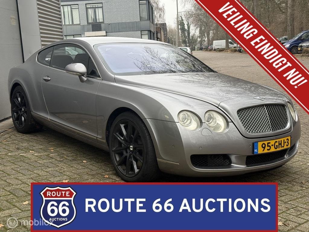 Bentley Continental GT W12 | 2006 | Route 66 Auctions, Auto's, Bentley, Gebruikt, Continental, Zwart, Bedrijf