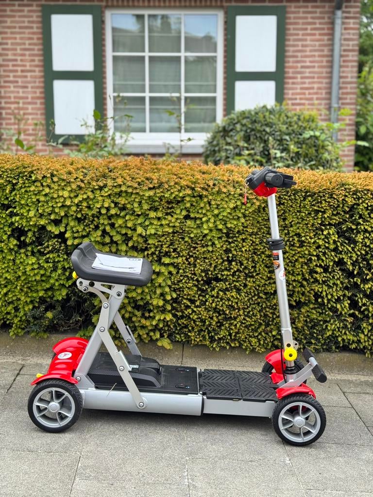 Scootmobiel pliable Alya vermeiren Voiturette électrique, Enlèvement ou Envoi, Pliant, Comme neuf, Fauteuil roulant électrique