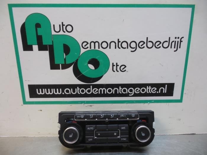 Panneau de commandes chauffage d'un Volkswagen Golf (Golf 09, -, 3 mois de garantie, Utilisé, -