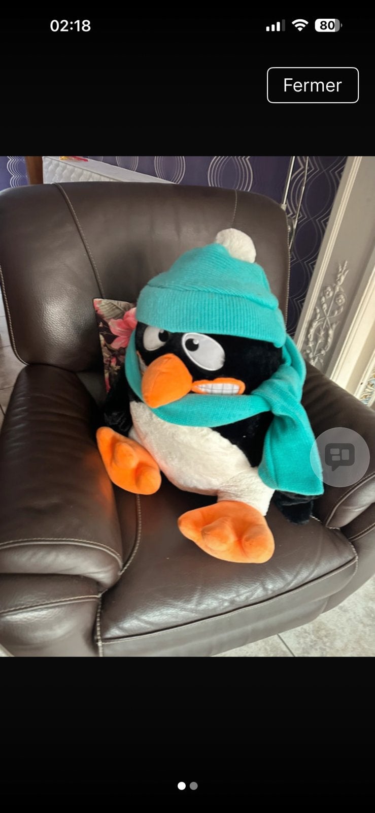 Grande peluche, Enfants & Bébés, Enlèvement ou Envoi, Pingouin