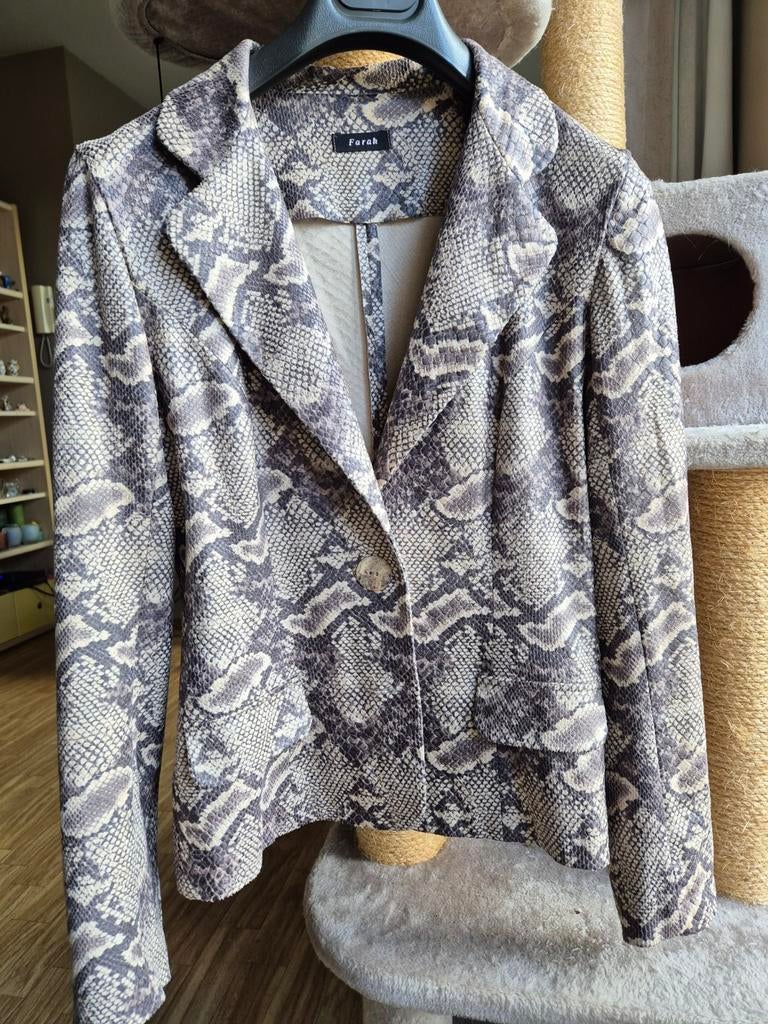 Jas met een interessante print, Verzenden, Maat 38/40 (M)