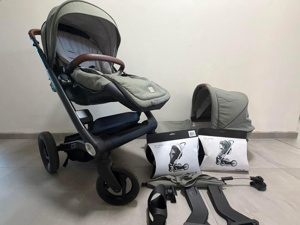 Mutsy Icon kinderwagen set + accessoires, Avec nacelle, Enlèvement, Utilisé, Poussette