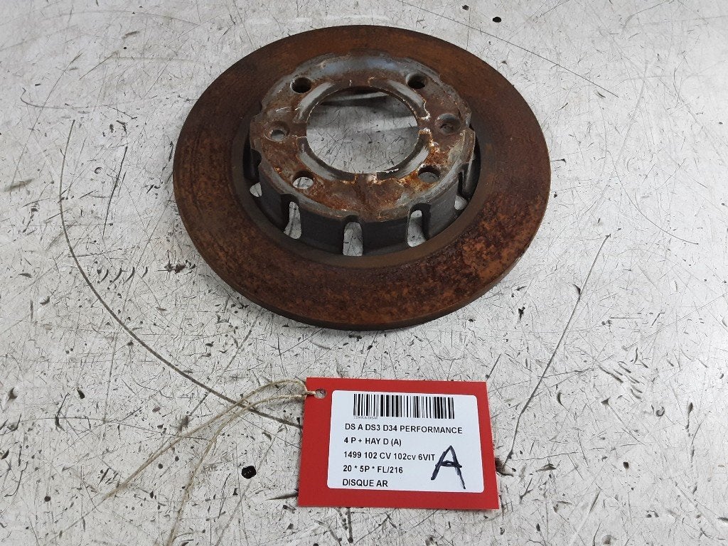 REMSCHIJF ACHTER DS DS 3 / Crossback (UC / UJ / UR), Gebruikt, Overige automerken, Mevr. I. Hauben, Rue de l'Espoir 34 34
4030  GRIVEGNÉE, BE
