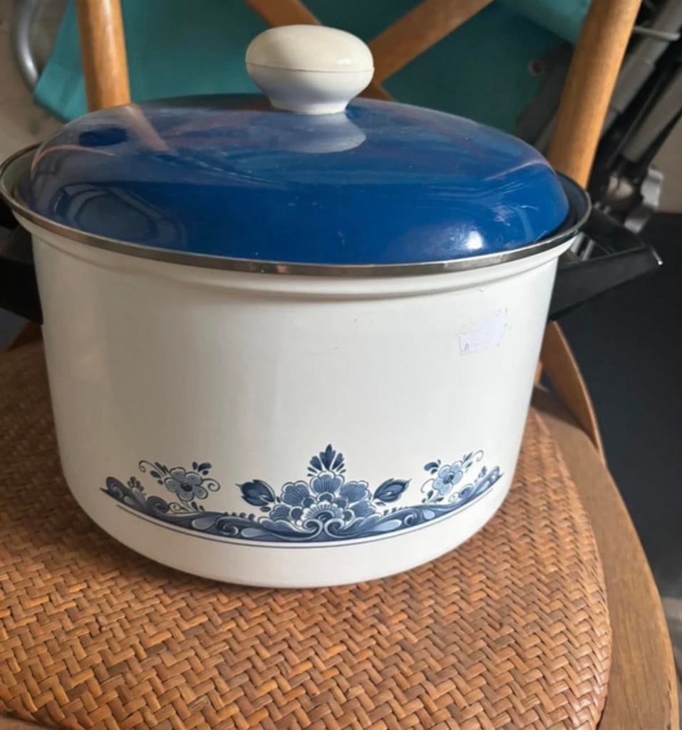 Kookpot 10 liter, Ophalen, Zo goed als nieuw, Kookpan of Snelkookpan, Keramische plaat