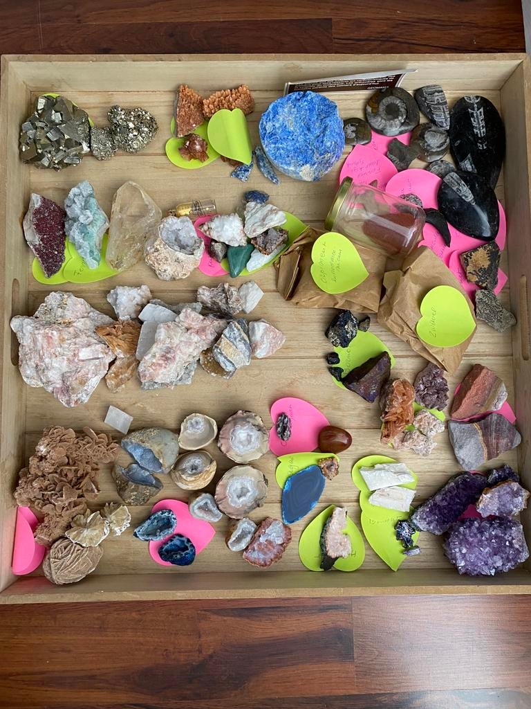 Grote collectie mineralen en fossielen, Verzamelen, Ophalen