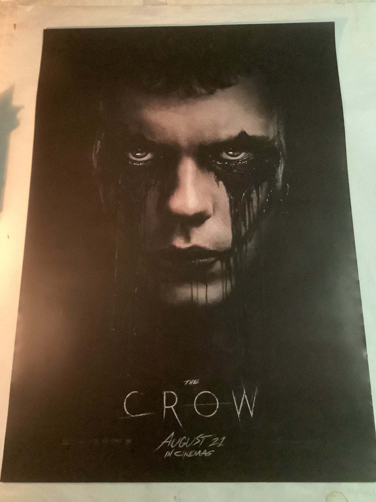 THE CROW    FILMPOSTER     70-100 cm, Ophalen of Verzenden, Zo goed als nieuw